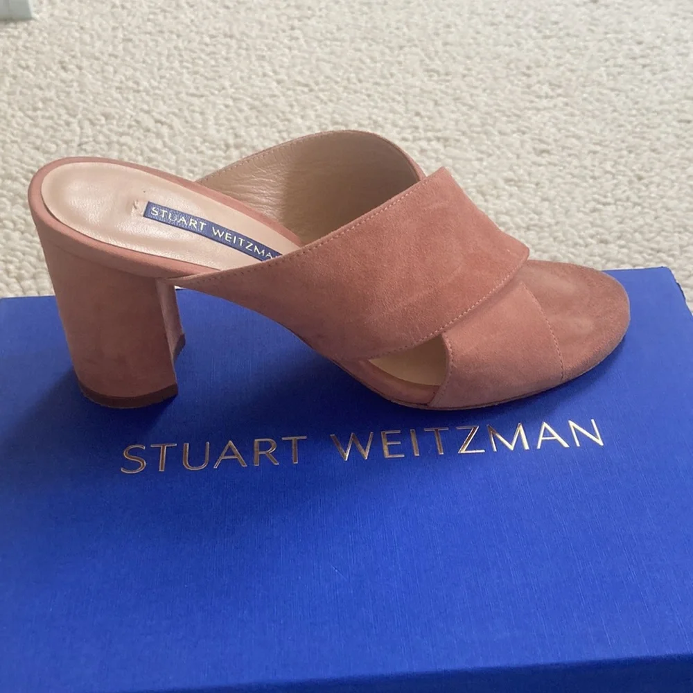Stuart Weitzman Suede Heel - Picture 2 of 8